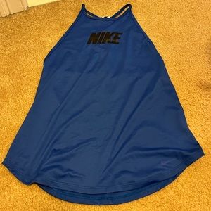 Nike Tank Blue Open Back